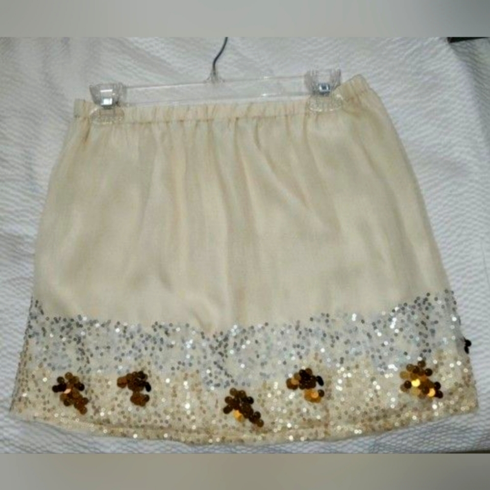 Umgee Spangled Ivory Skirt (Medium) Brand New with Tags!